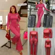 Zara 2-Piece Up and Down Set - Hot Pink - 1