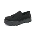 Men's Suede Tassel Loafers - 1