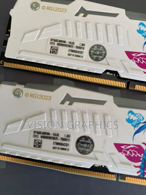 32GB Kingston HyperX Fury DDR5 RGB 6000MHz RAM (2x16GB) - 1