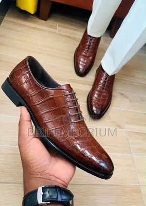 NK Double Monk Strap Brogue Shoes - Brown/Burgundy