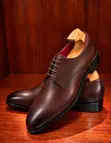 NK Double Monk Strap Brogue Shoes - Brown/Burgundy - 2