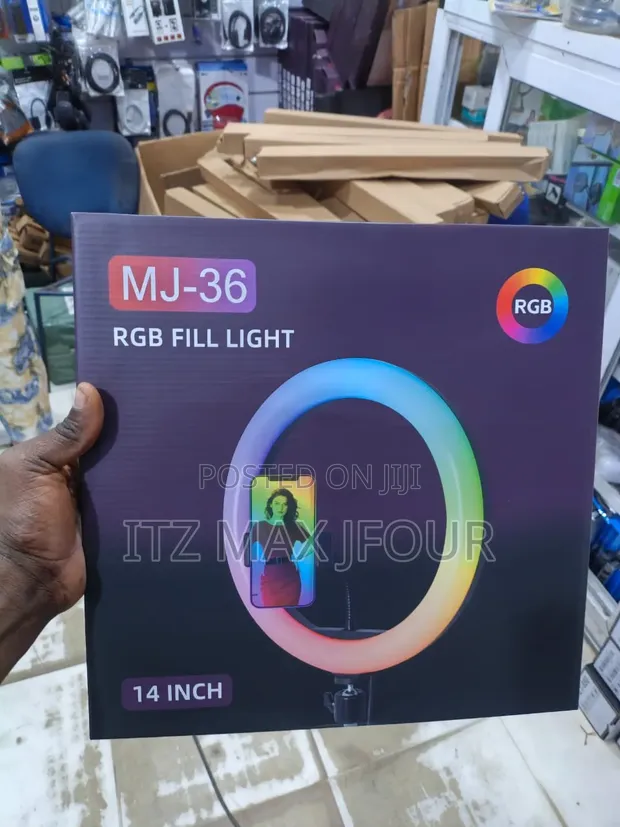 MJ-30 14-Inch RGB Ring Light - 1