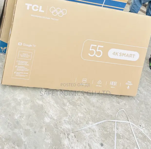 TCL 55 Inch Smart UHD Android Frameless LED TV - 1