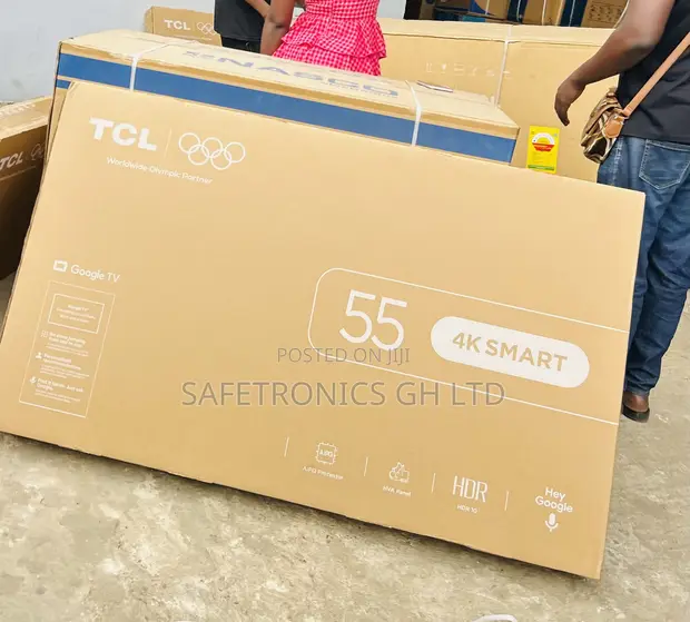 TCL 55 Inch UHD 4K Smart Android LED TV - 1
