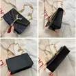 Women's Black Shoulder Bag with Deer Head Design - 4
