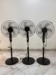 16-Inch Standing Fan - Black - 1