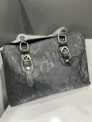 Ladies Black Leather Handbag for Work