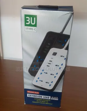 Extension Board 6-Way with 3 USB & 1 Type-C
