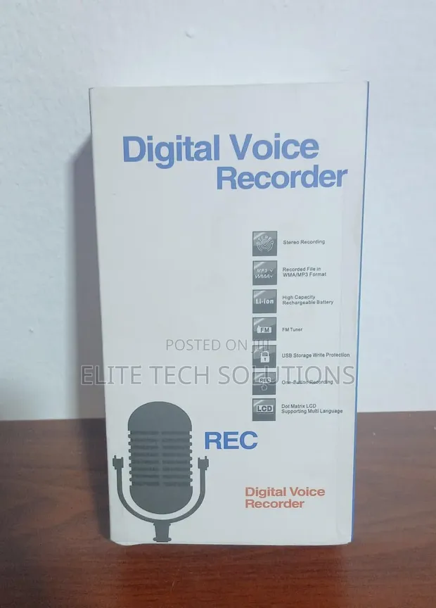Brand New 8GB Digital Voice Recorder with FM Tuner - 1