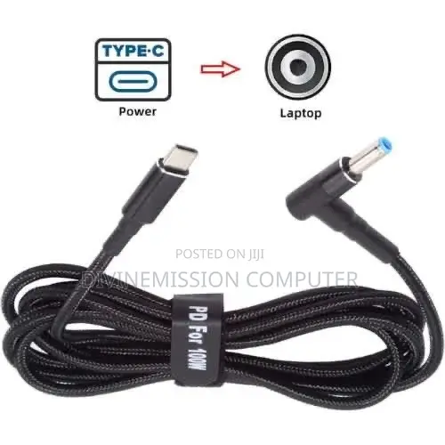 Type-C to HP Blue Pin Cable, 100W - 1
