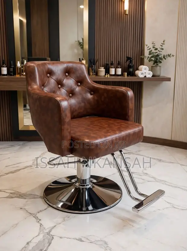 Brown Barber Chair - 1