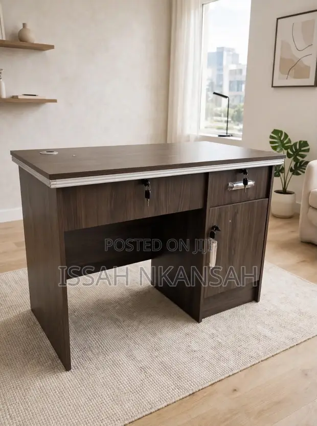 SK Home Office Desk with Drawers - 1