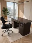Luxury Home Office Desk and 2 Chairs - 3