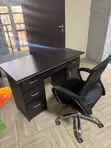 Luxury Home Office Desk and 2 Chairs - 5