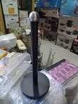 Modern Black Stainless Steel Paper Towel Holder - 1