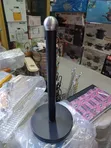 Modern Black Stainless Steel Paper Towel Holder - 2