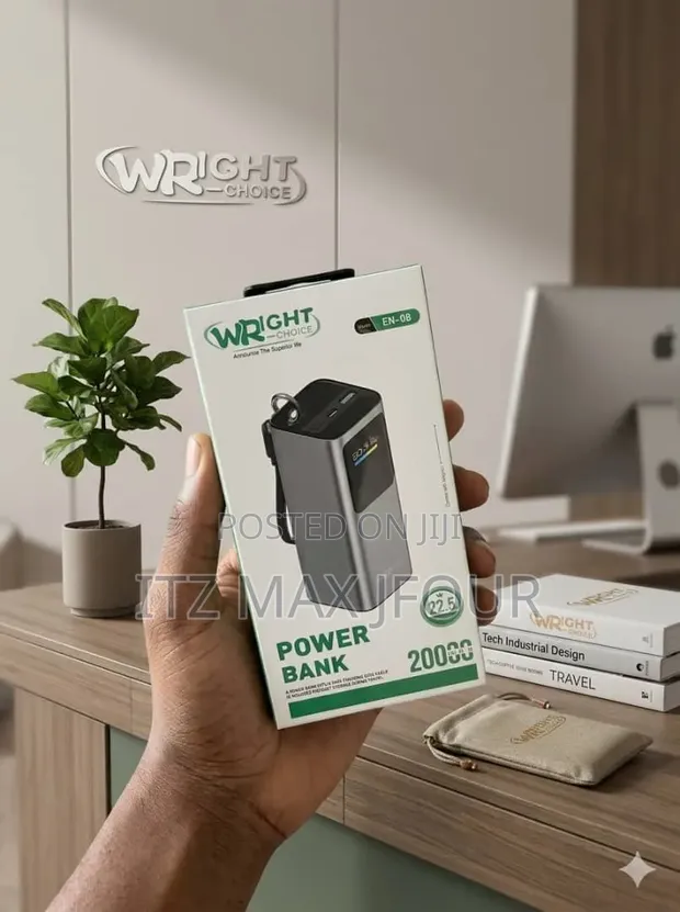 Wright Choice EN-08 20,000mAh Power Bank - 1