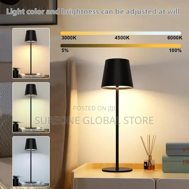 Rechargeable Table Light with Soft Touch - 1