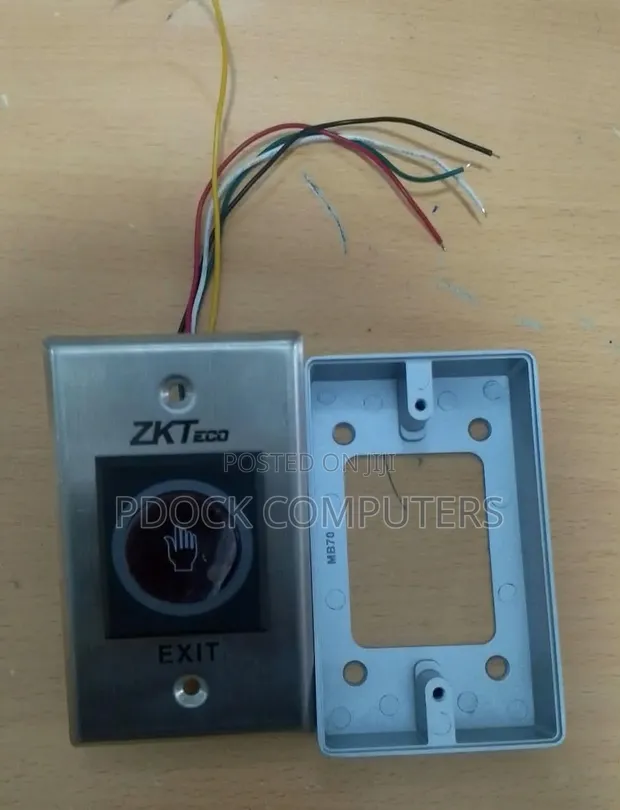 ZKTeco TLEB102 Infrared Exit Button (No Remote) - 1