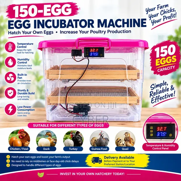 150-Egg Egg Incubator Machine - 1