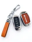 Premium Hyundai 4-Button Key Fob Case - Zinc Alloy & Leather - 2