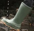 Waterproof Tall Rubber Rain Boots - High-Calf Non-Slip - 2