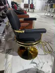 Brown Gold Luxury Chair - 2