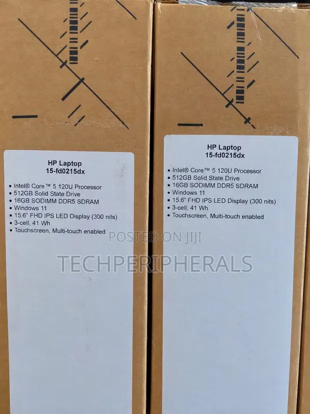 New HP 15 Laptop: Intel Core i5, 16GB RAM, 512GB SSD - 1