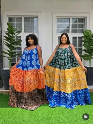 Long Maxi Skirt - Adire