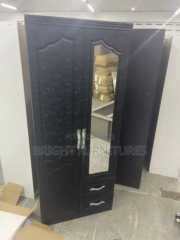 Wooden 2-in-1 Wardrobe - 1