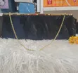 Black Feather Women's Clutch - Brand New - 2