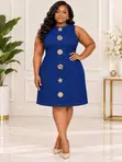 Besiwaa's Quality Jeans Dress - 1