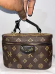 Brown Monogram Handbag - 3