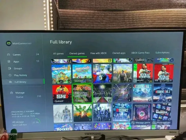 Xbox One X Black Edition with Games - 1