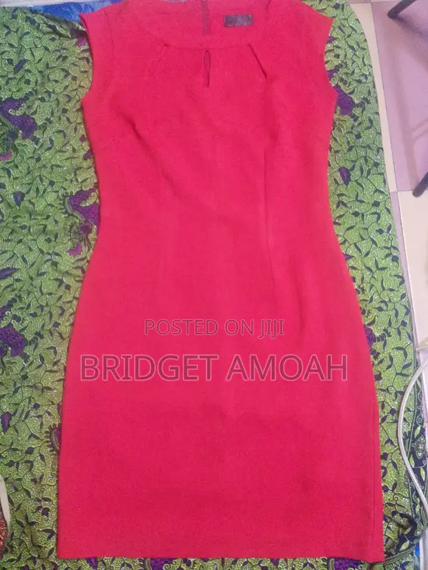 Neat Red Corporate Dress - Size M/L - 1