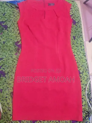 Neat Red Corporate Dress - Size M/L