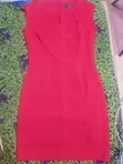Neat Red Corporate Dress - Size M/L - 1