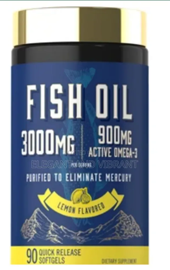 Fish Oil 3000mg Per Serving | 90 Softgels - 1