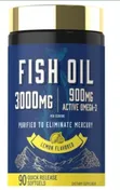 Fish Oil 3000mg Per Serving | 90 Softgels - 1