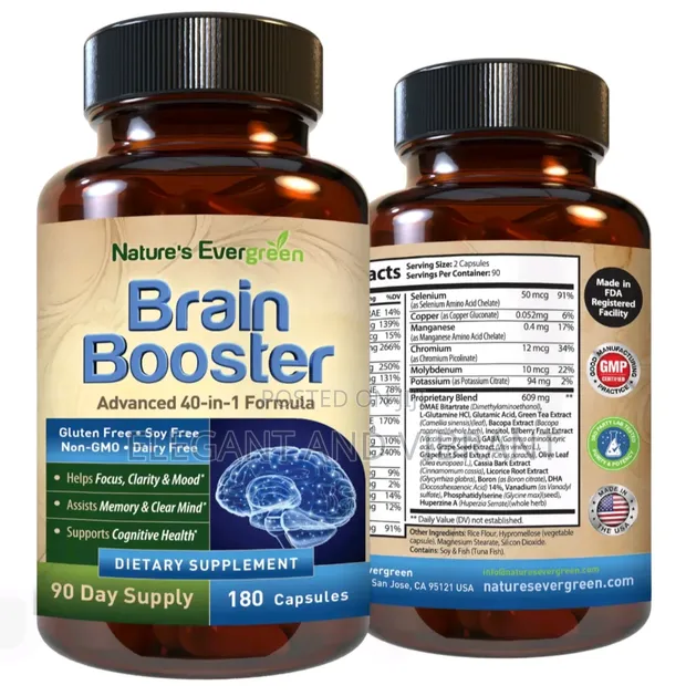 Brain Health Memory Booster Nootropic Supplement - 1