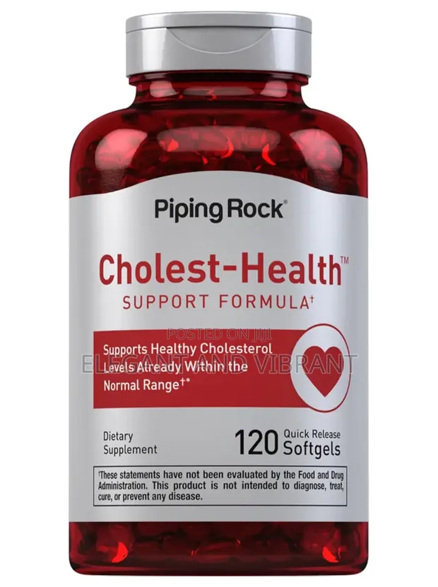 Cholesterol Health Supplement | 120 Softgels - 1