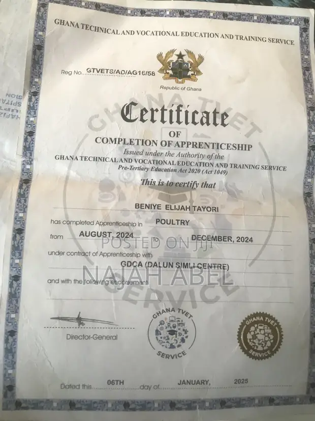 Beniye Elijah Tayori - Junior Project Certification Officer CV - 1