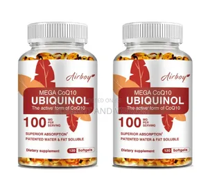 Mega CoQ10 Ubiquinol Capsules with Vitamin C & Thiamine