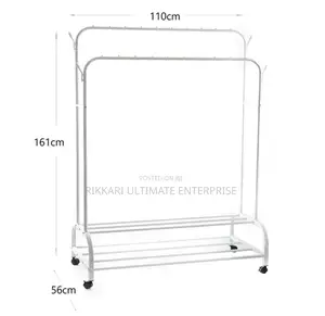 Brand New Double Pole Cloth Rack