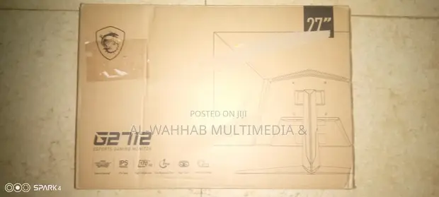 MSI 27" Gaming Monitor - Broken Screen (For Parts) - 1