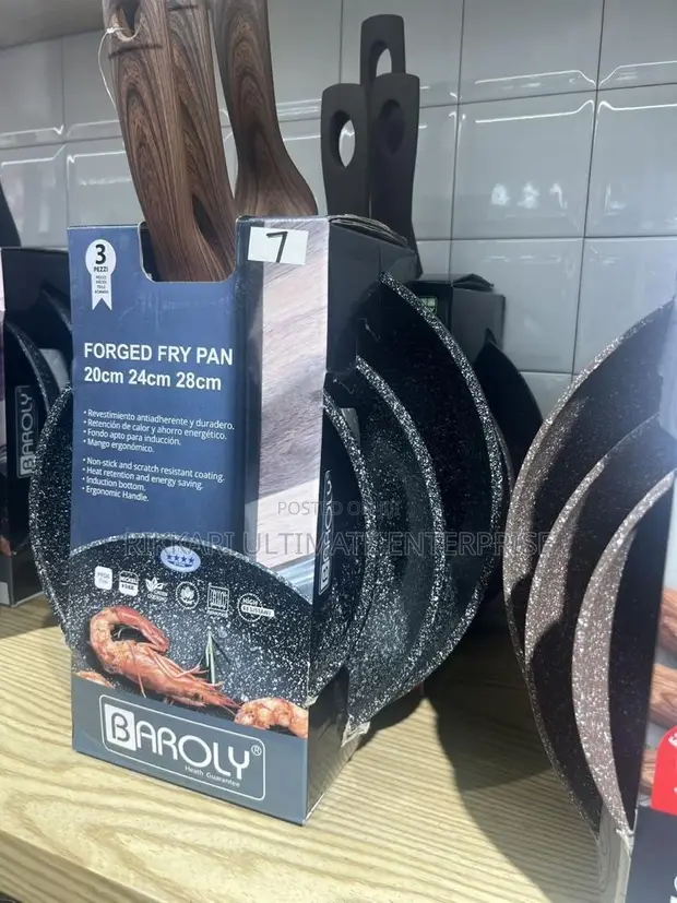 Baroly Forged 3-Piece Non-Stick Fry Pan Set - 1