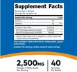 Nutricost Omega-3 Fish Oil 2500mg - 2