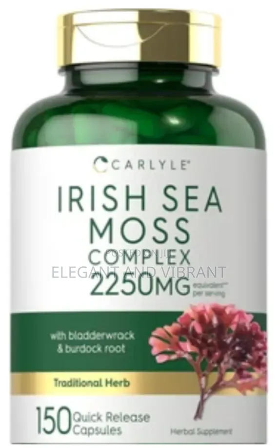 Irish Sea Moss 150 Capsules, 2250mg - 1