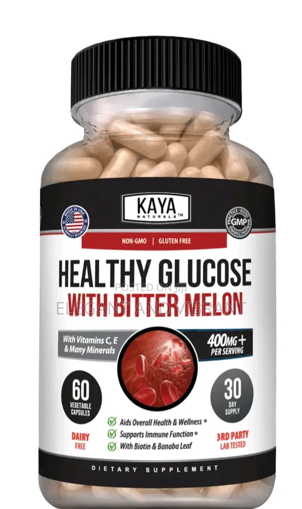 Healthy Glucose Blood Sugar Support Supplement with Bitter Melon & Alpha Lipoic Acid - 1