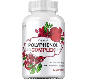 Polyphenol Complex Caps with Trans-Resveratrol, Grape Seed, Turmeric